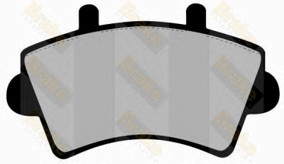 BRAKE ENGINEERING pa1301 -  Комплект тормозных колодок, дисковый тормоз